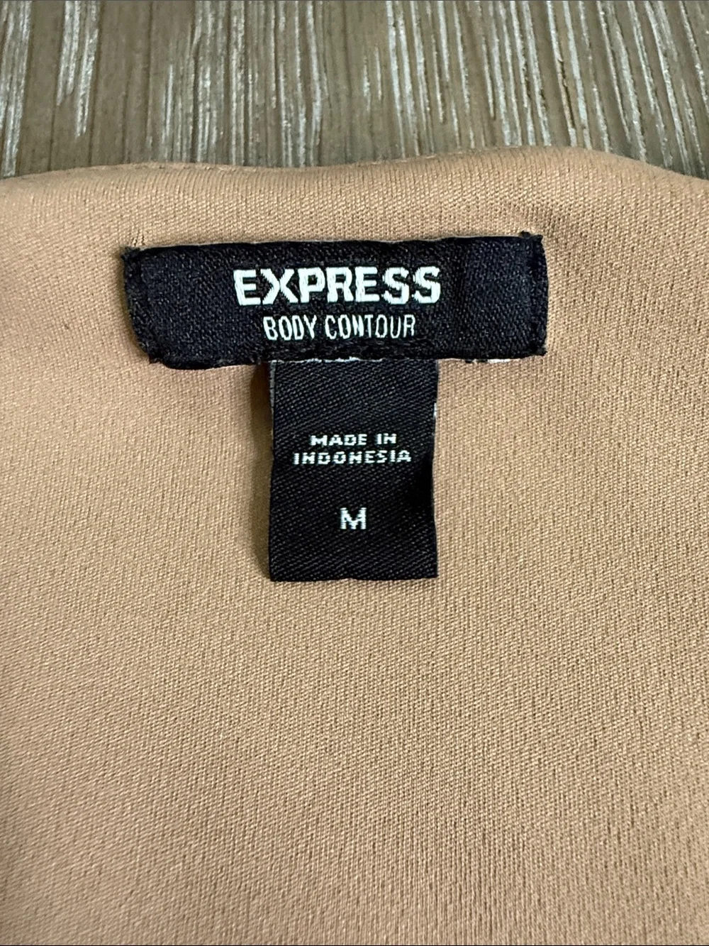 Express Nude Cap Sleeve Square Neck Bodysuit
